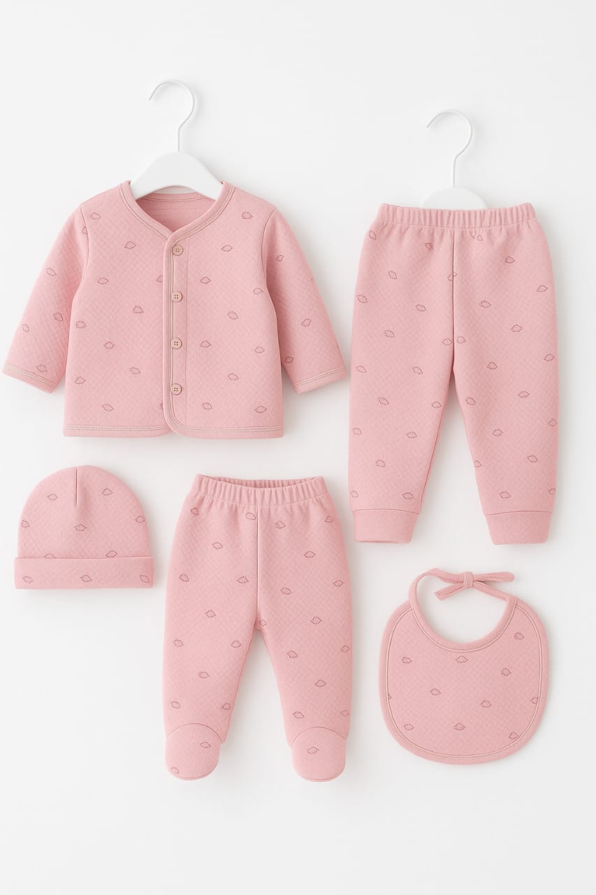 New Born Baby Dress- Seed - 5pcs - NBD04
