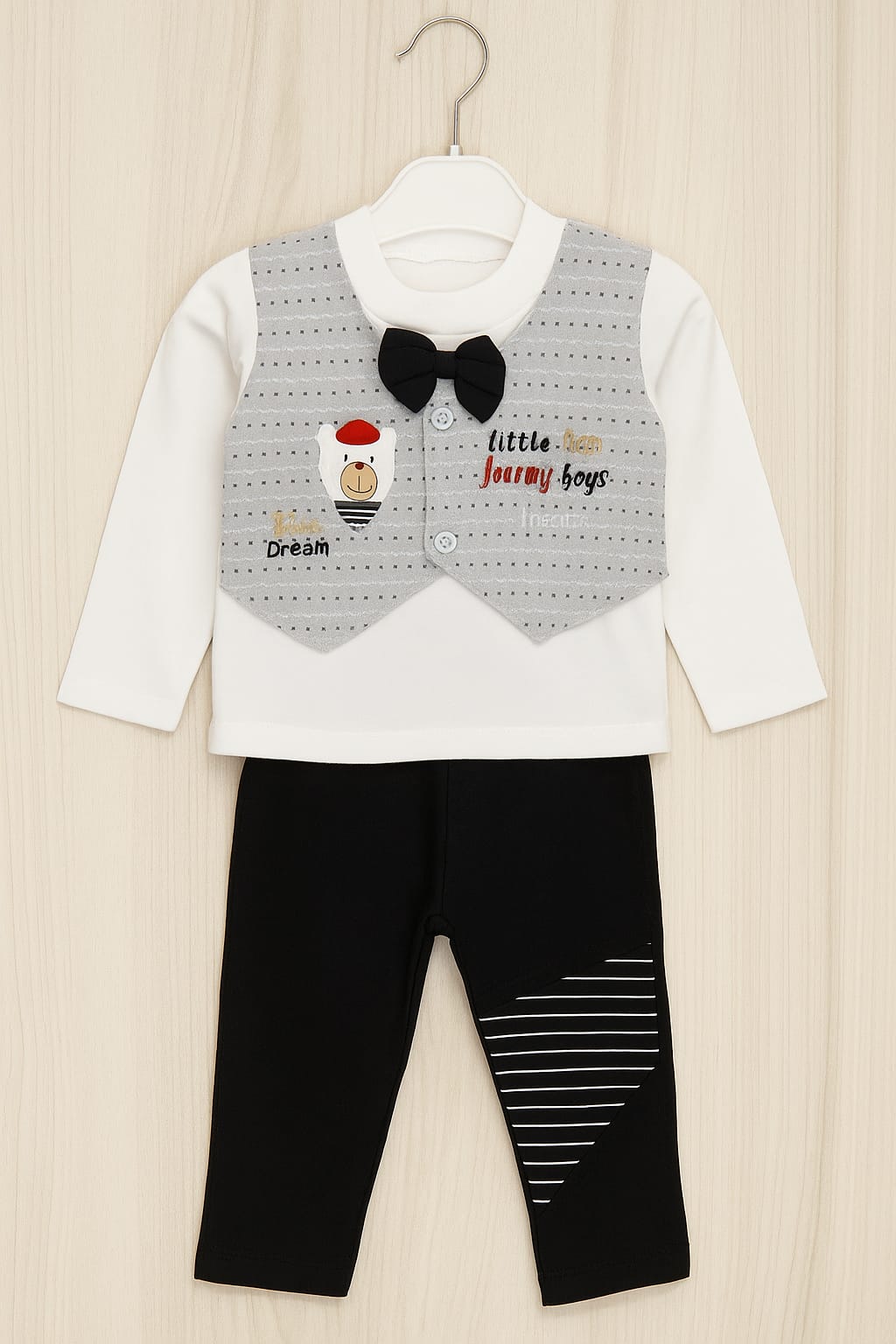 Baby Boy Dress - Bow - BBD21