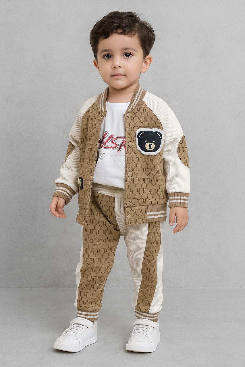 Baby Boy Dress - Style - 3 Pcs  - BBD23