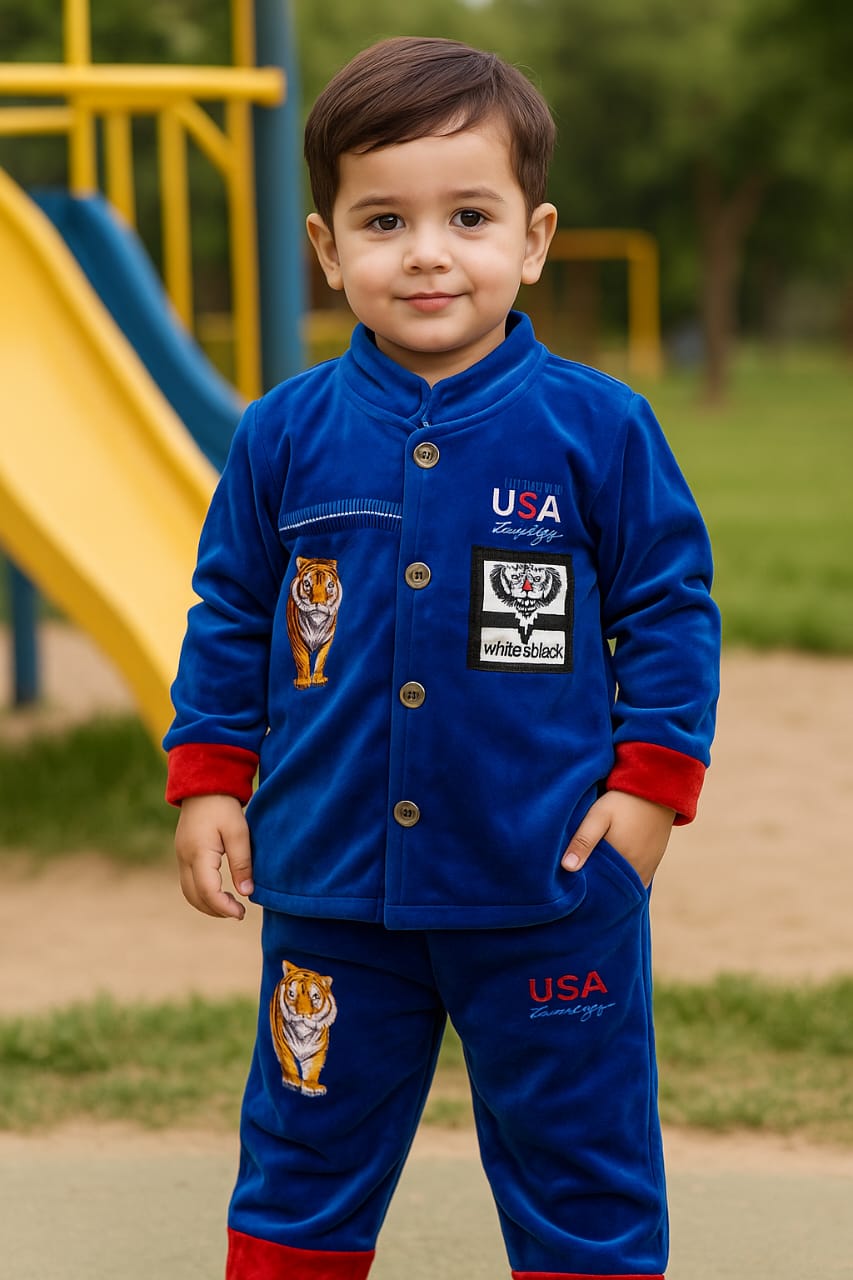 Baby Boy Winter Dress -  Lion - BBW09