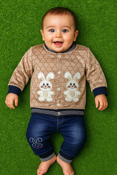 Baby Boy Winter Dress - Rabbit - BBW02
