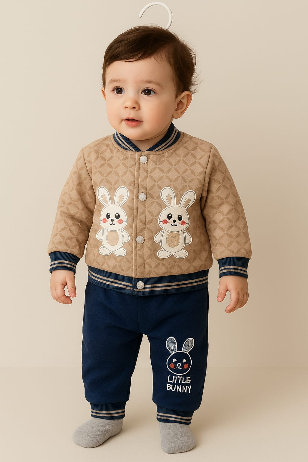 Baby Boy Winter Dress - Rabbit - BBW02