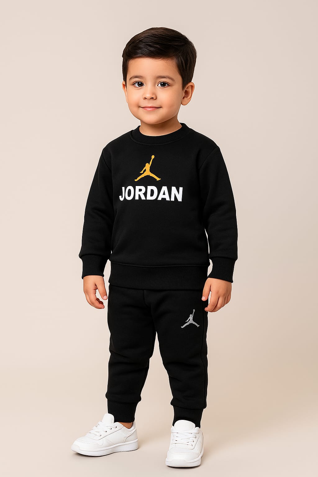 Baby Boy Winter Dress - Track Suit - Black - BBW18