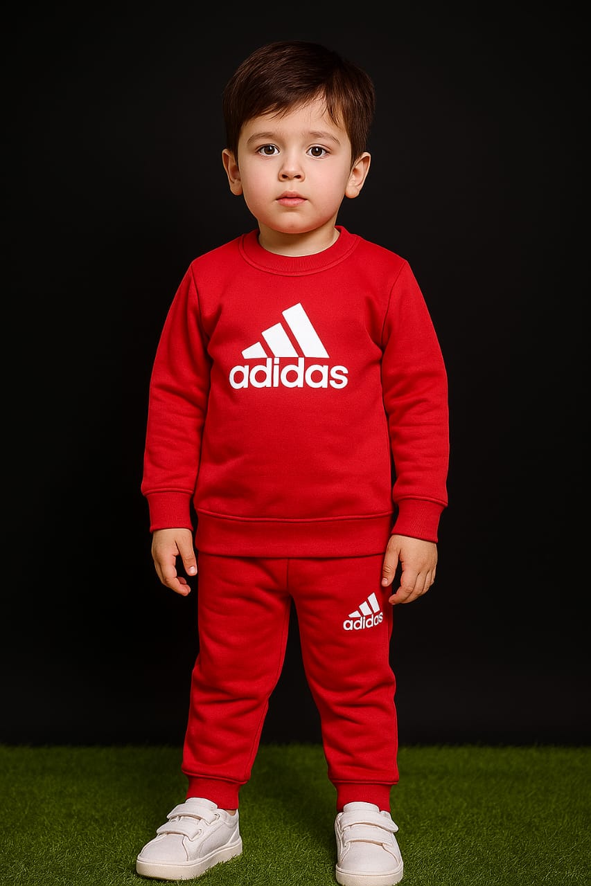 Baby Boy Winter Dress -  Track Suit - Red -  BBW30