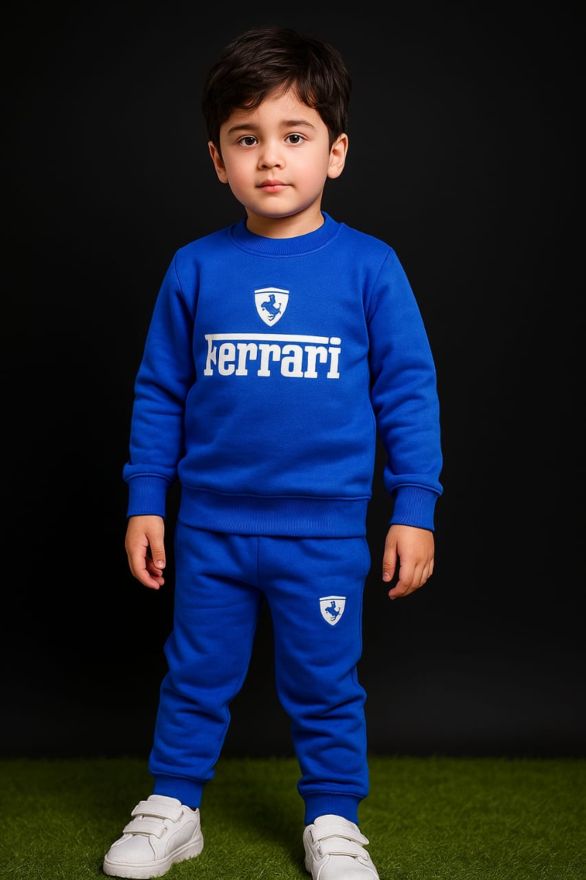 Baby Boy Winter Dress -  Track Suit - Royal -  BBW31
