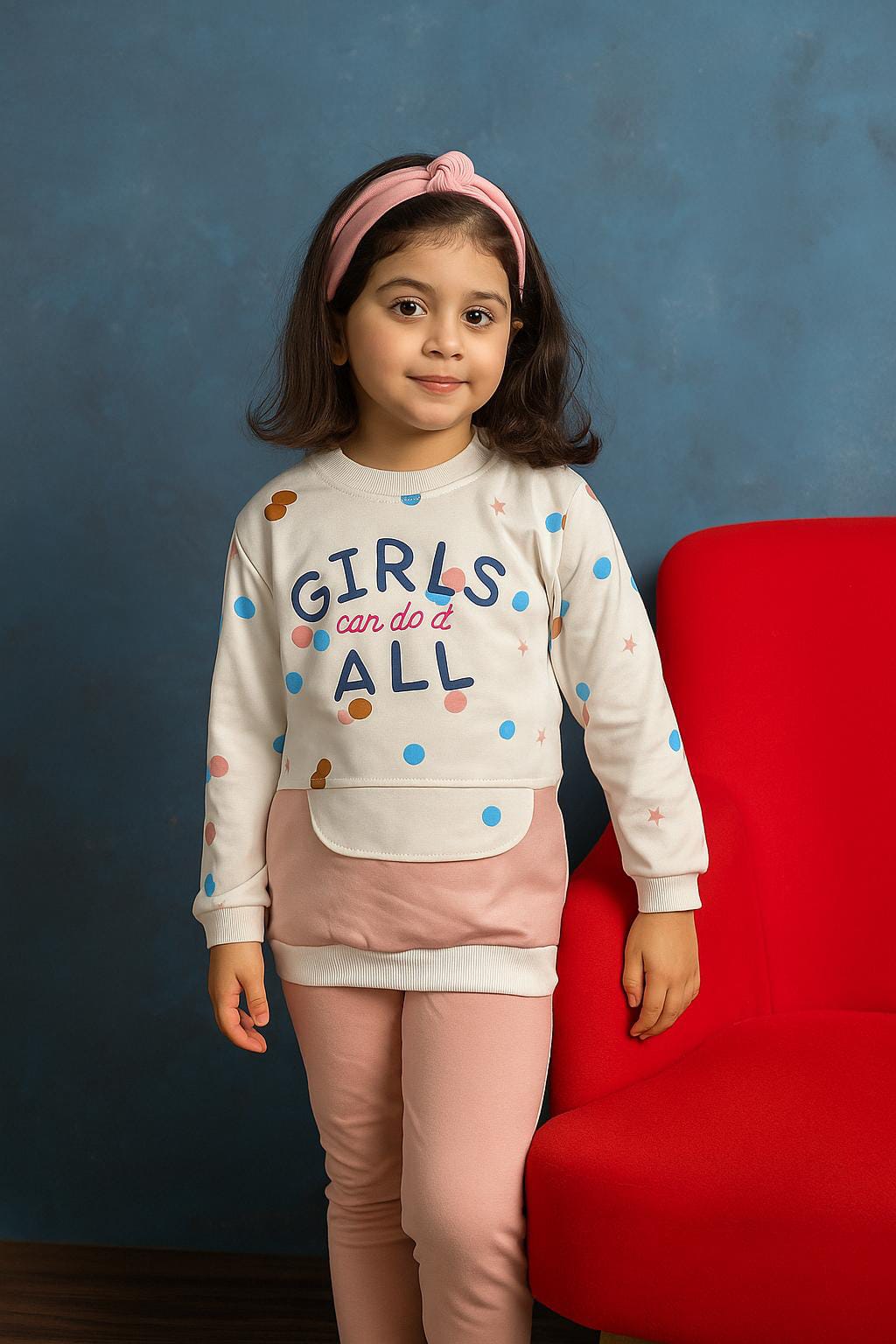 Baby Girl Dress - Dots  - BGD03