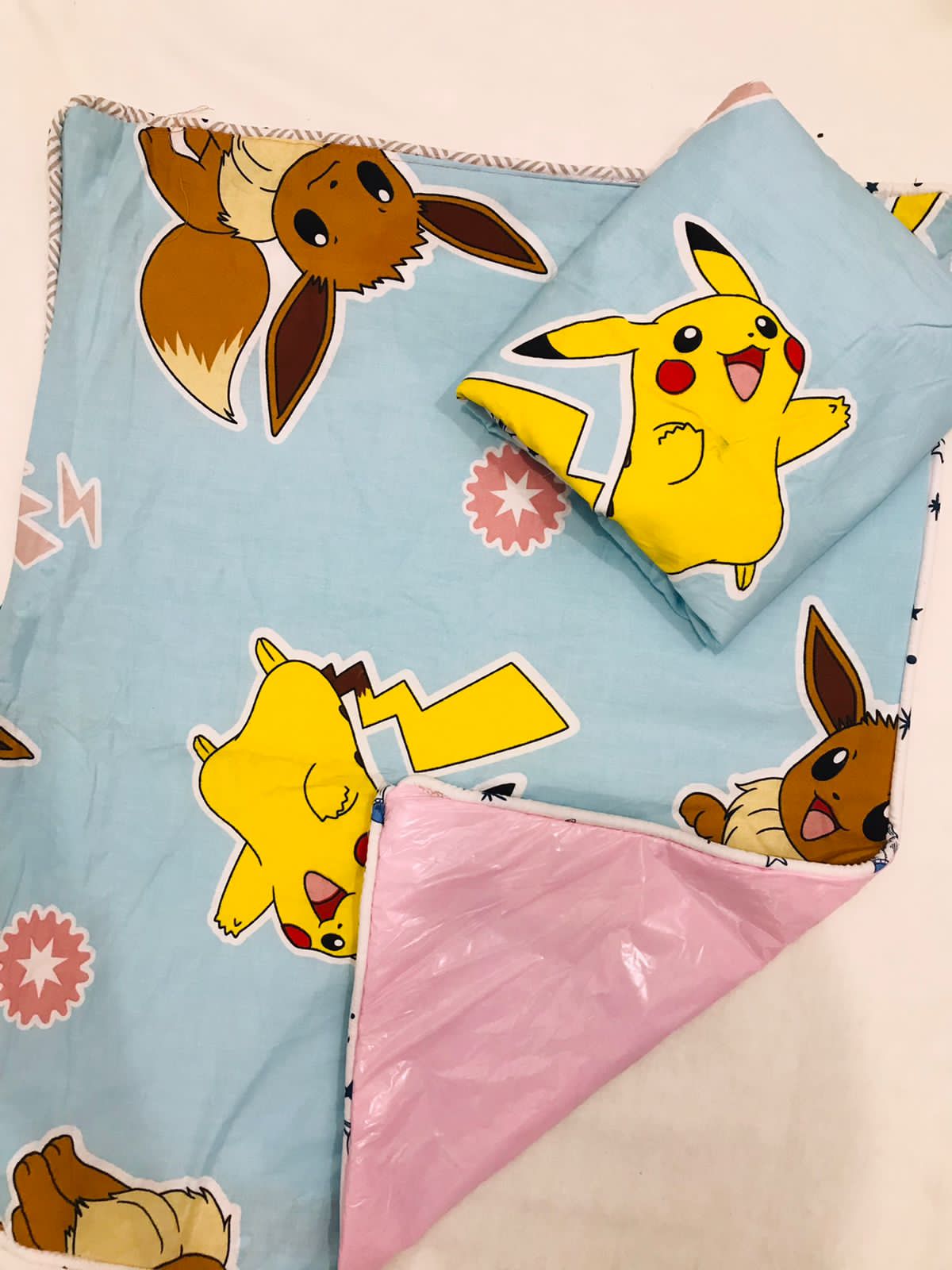 Baby Diaper Changing Sheet - Pikachu - BDC01 ( 28x22)