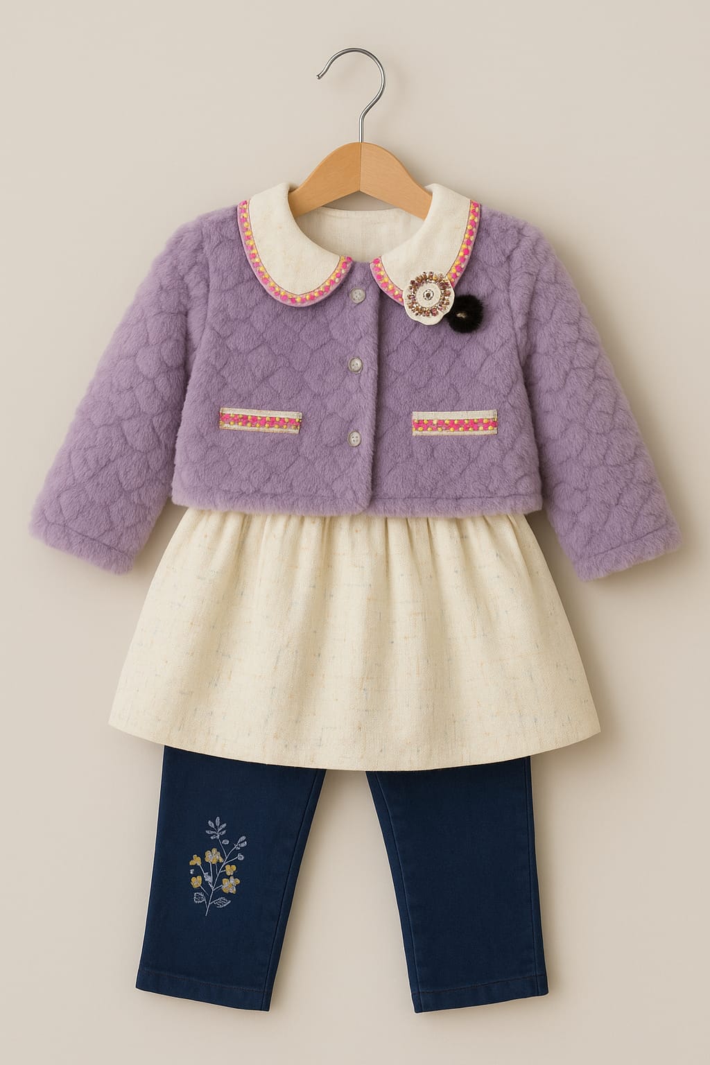 Baby Girl Winter Dress - Beautiful - BGW11
