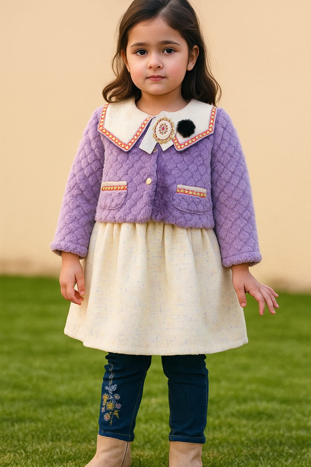 Baby Girl Winter Dress - Beautiful - BGW11