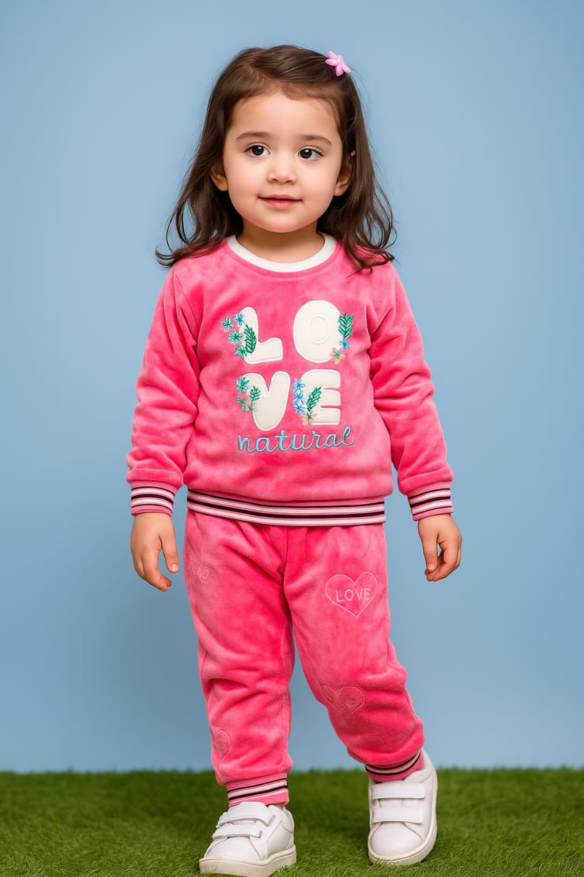 Baby Girl Winter Dress -  Love  - BGW19