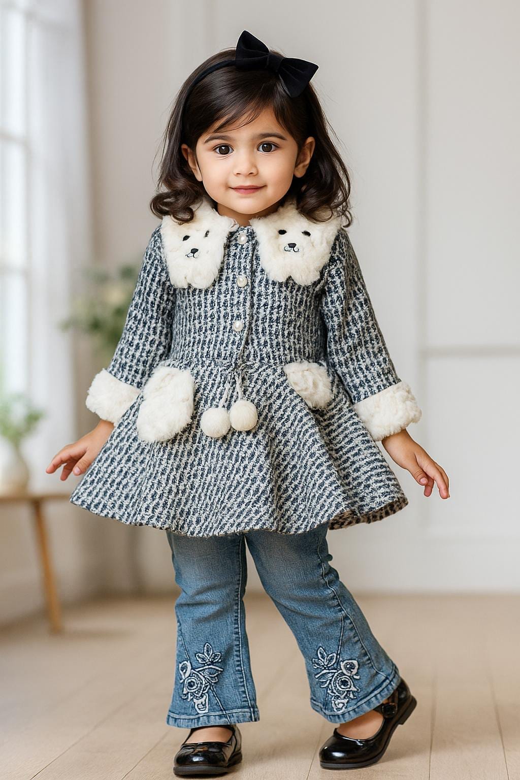 Baby Girl Winter Dress - Wool - BGW16