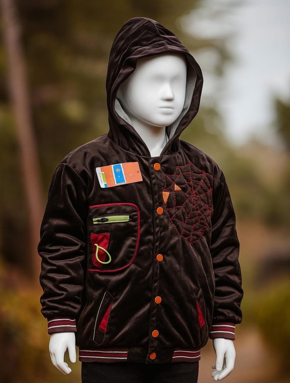 Boys Winter Hoodies -  Spider - BH01