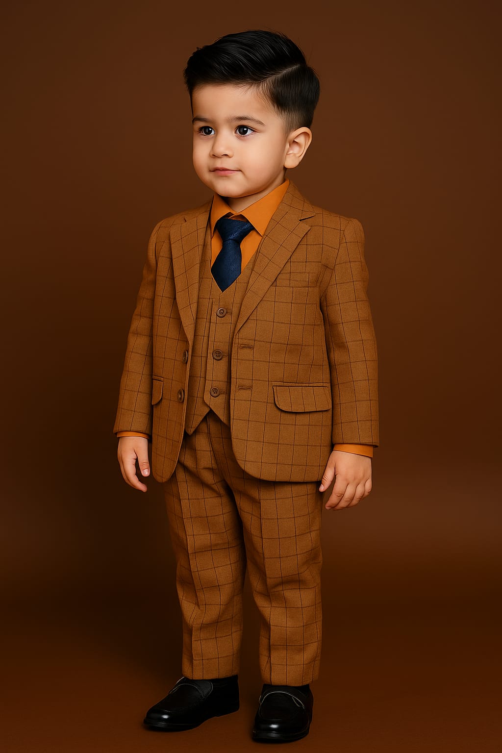 Boys Coat Pant - Tawny - BCP04