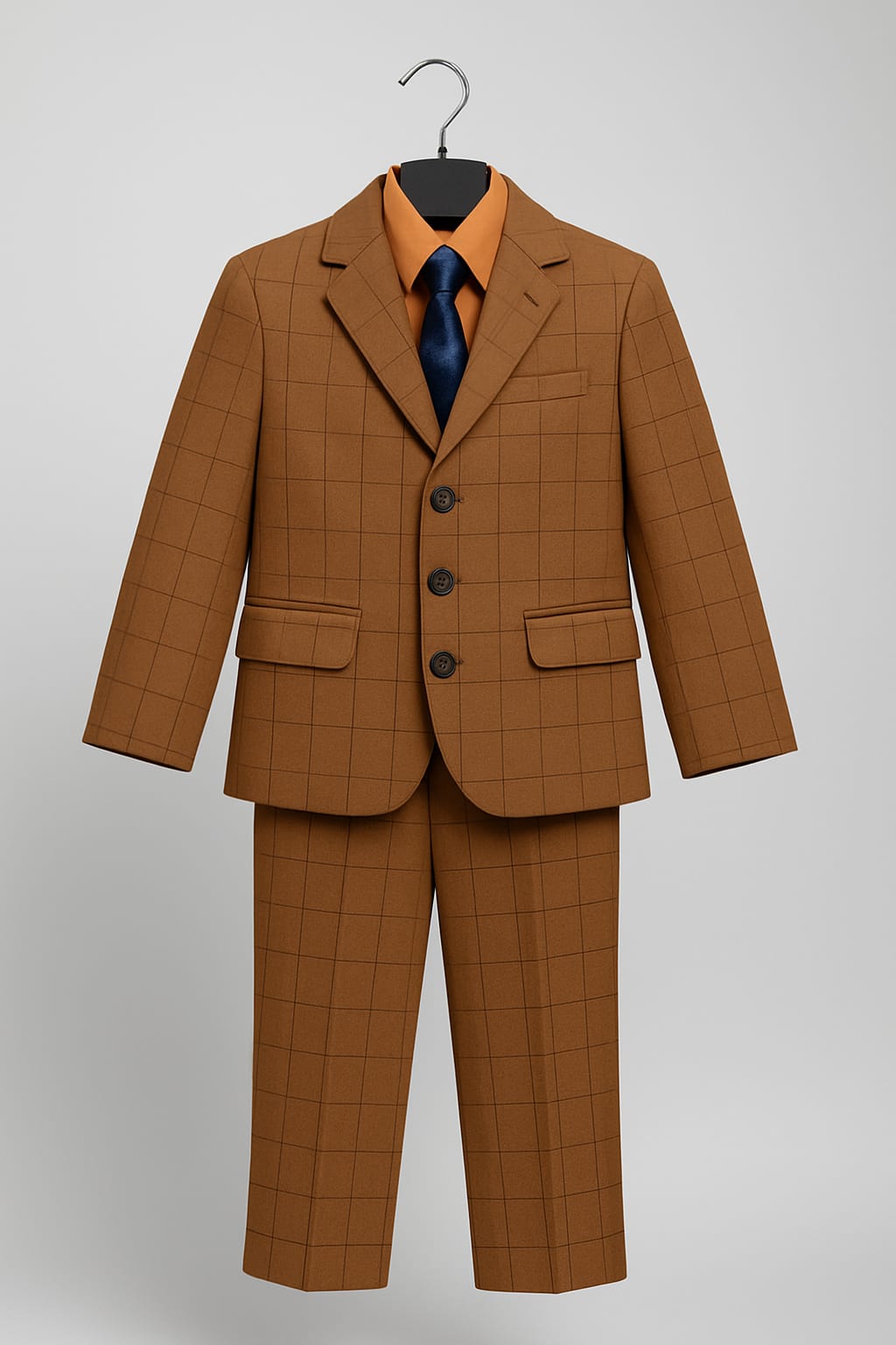 Boys Coat Pant - Tawny - BCP04