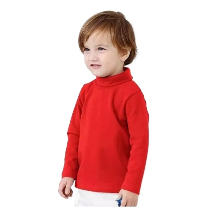 Kids High Necks - Red - KHN09