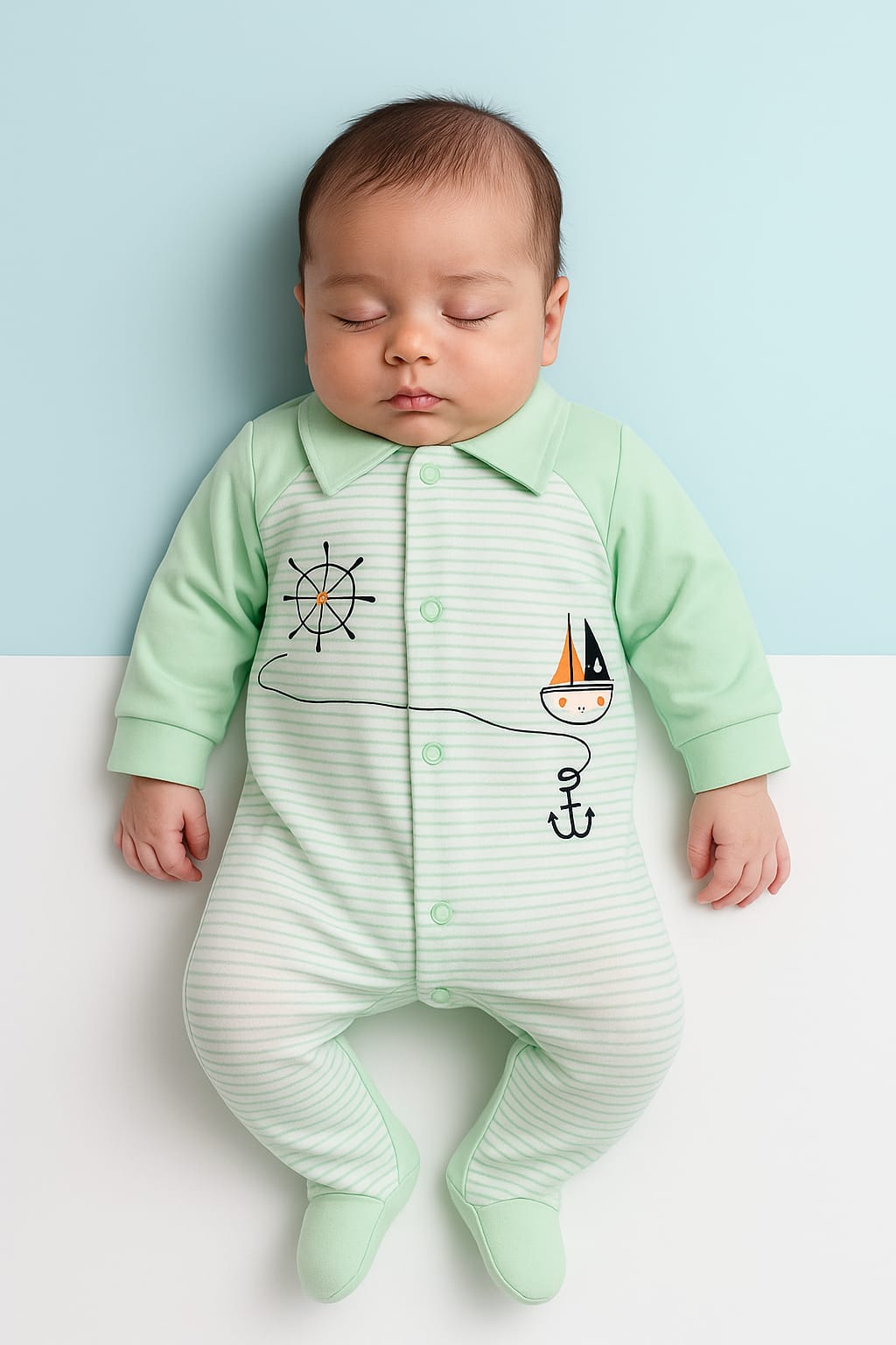 Kids Summer Romper -  Boat - KR07
