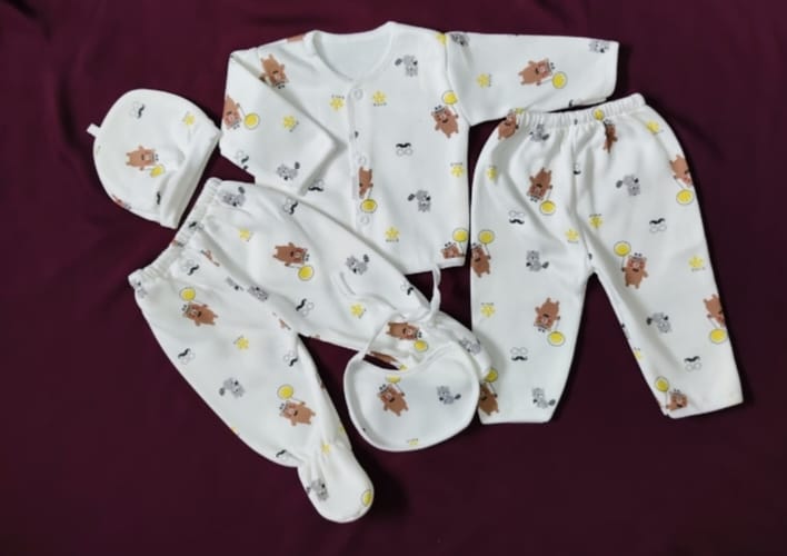 New Born Baby Winter  Dress- Balloon - 5pcs - NBD06