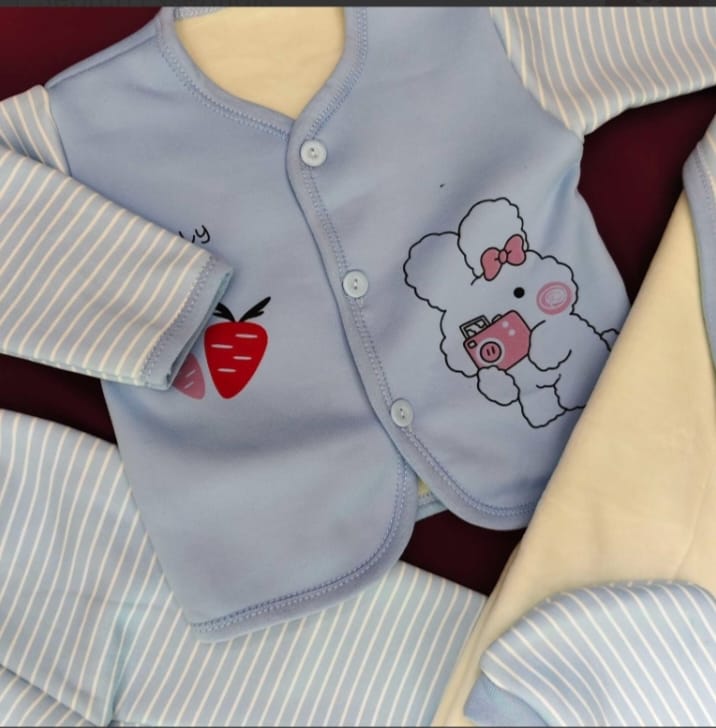 New Born Baby Winter  Dress - Camera - 5pcs - NBD09