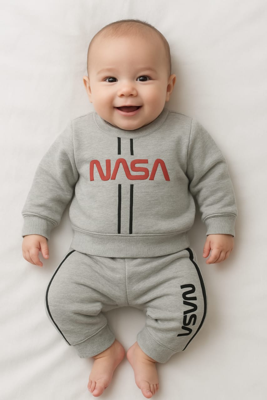 New Born Baby Dress- Track - 2pcs - NBD05