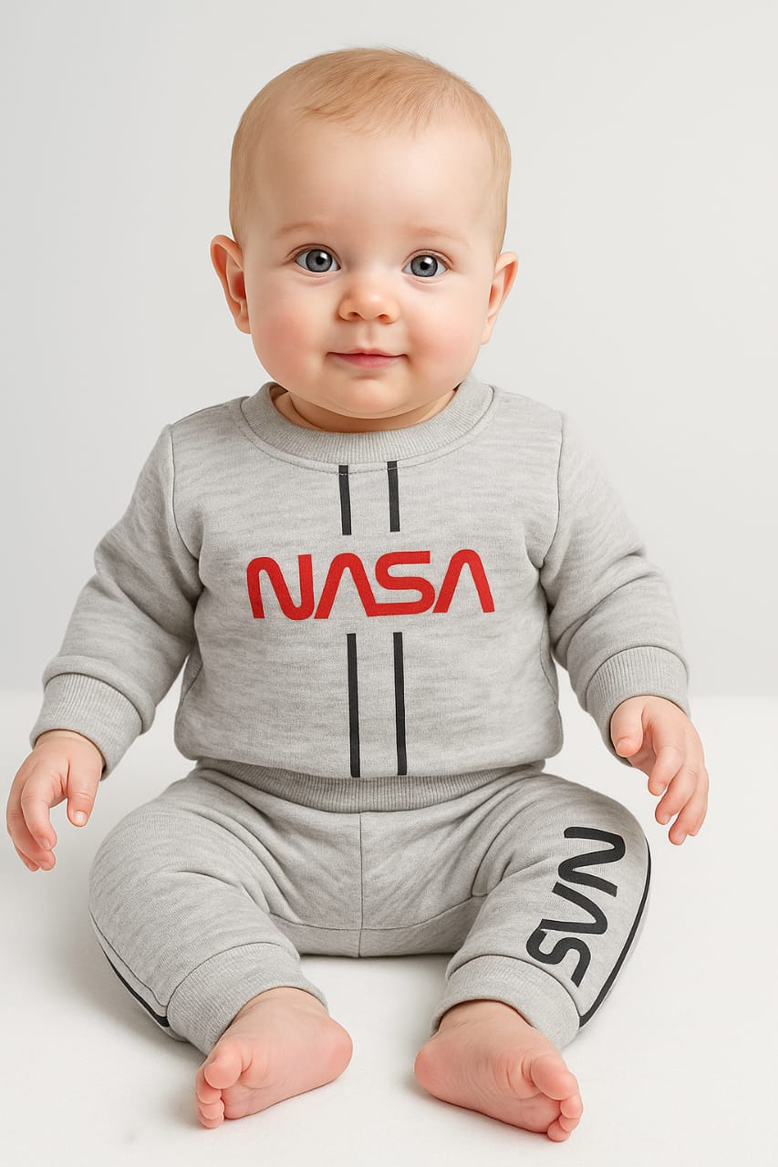 New Born Baby Dress- Track - 2pcs - NBD05