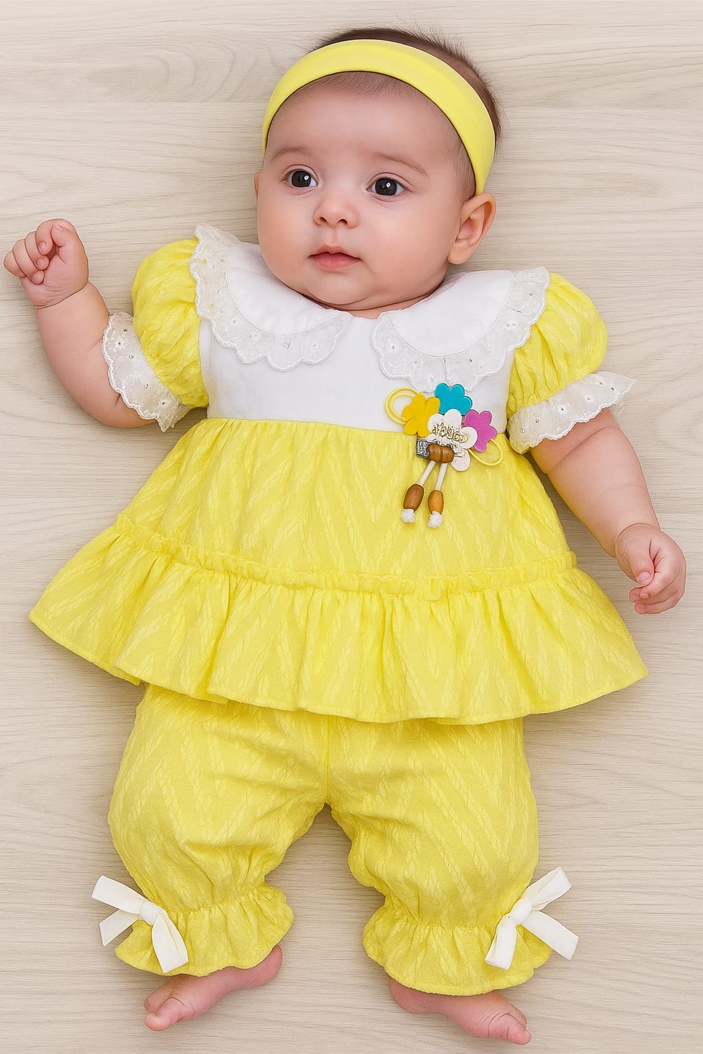 New Born  Baby Summer Dress - Lace - 2pcs - NBS01