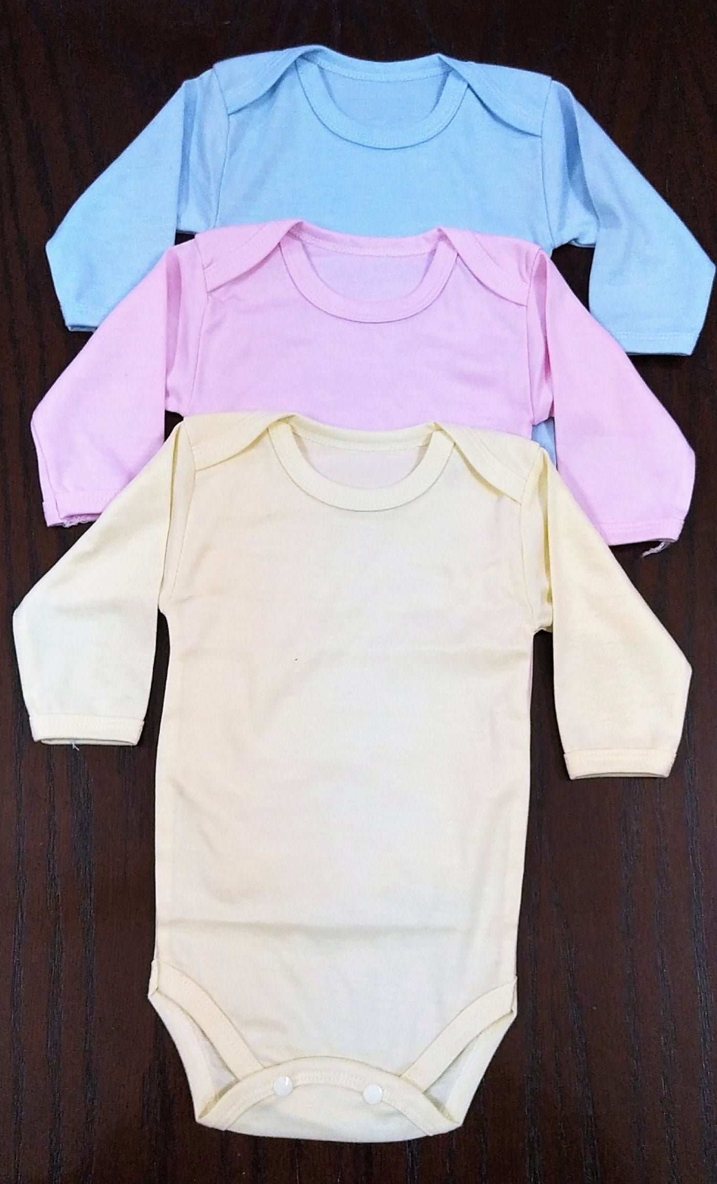 Baby Inner Vests Rompers - 3Pc - Multi - IN04