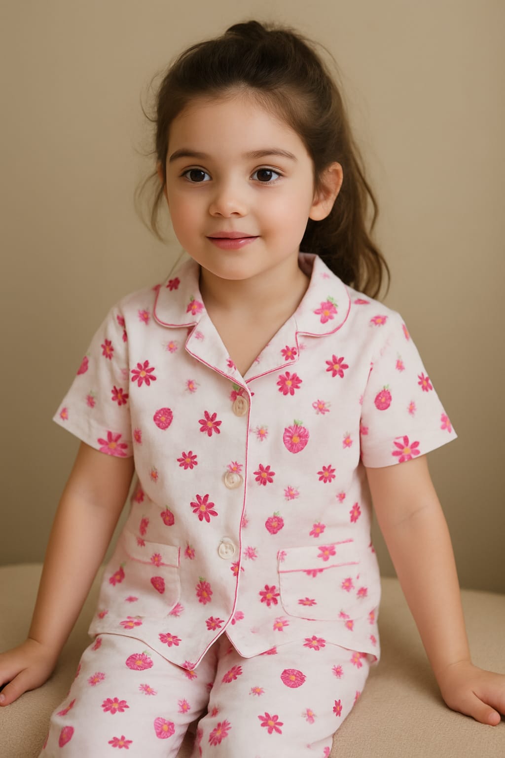 Baby Night Suit - Floral- BNS02