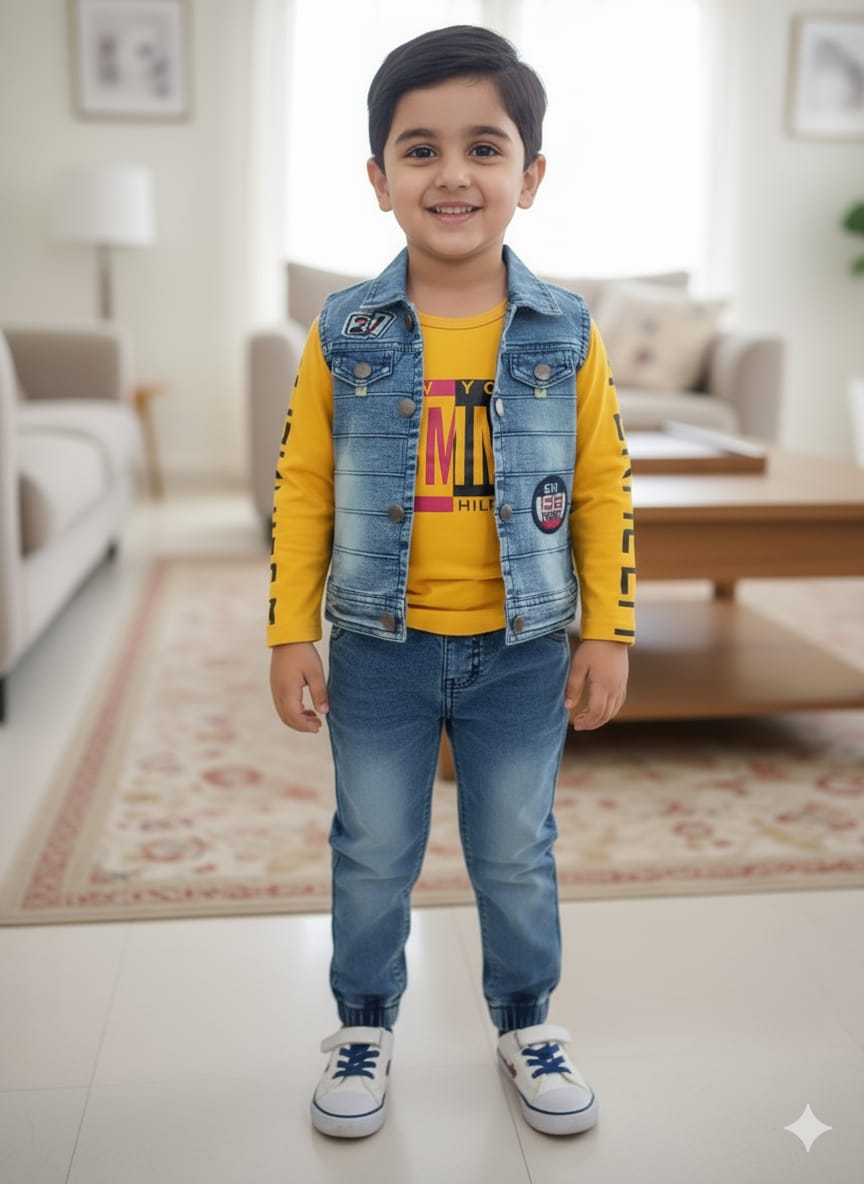 Baby Boy Dress - 3 pcs   - BBD28