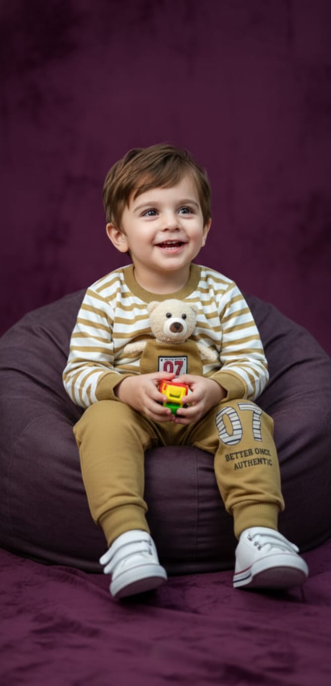 Baby Boy Dress   - Bear  - BBD33