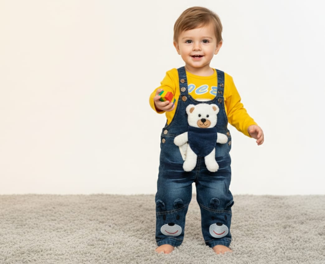 Kids Summer Romper  -  Bear -  KR19