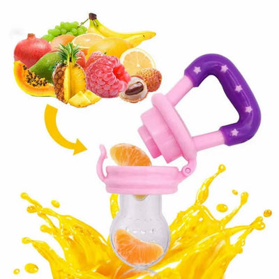 Baby Food Pacifier - pink  - BF02