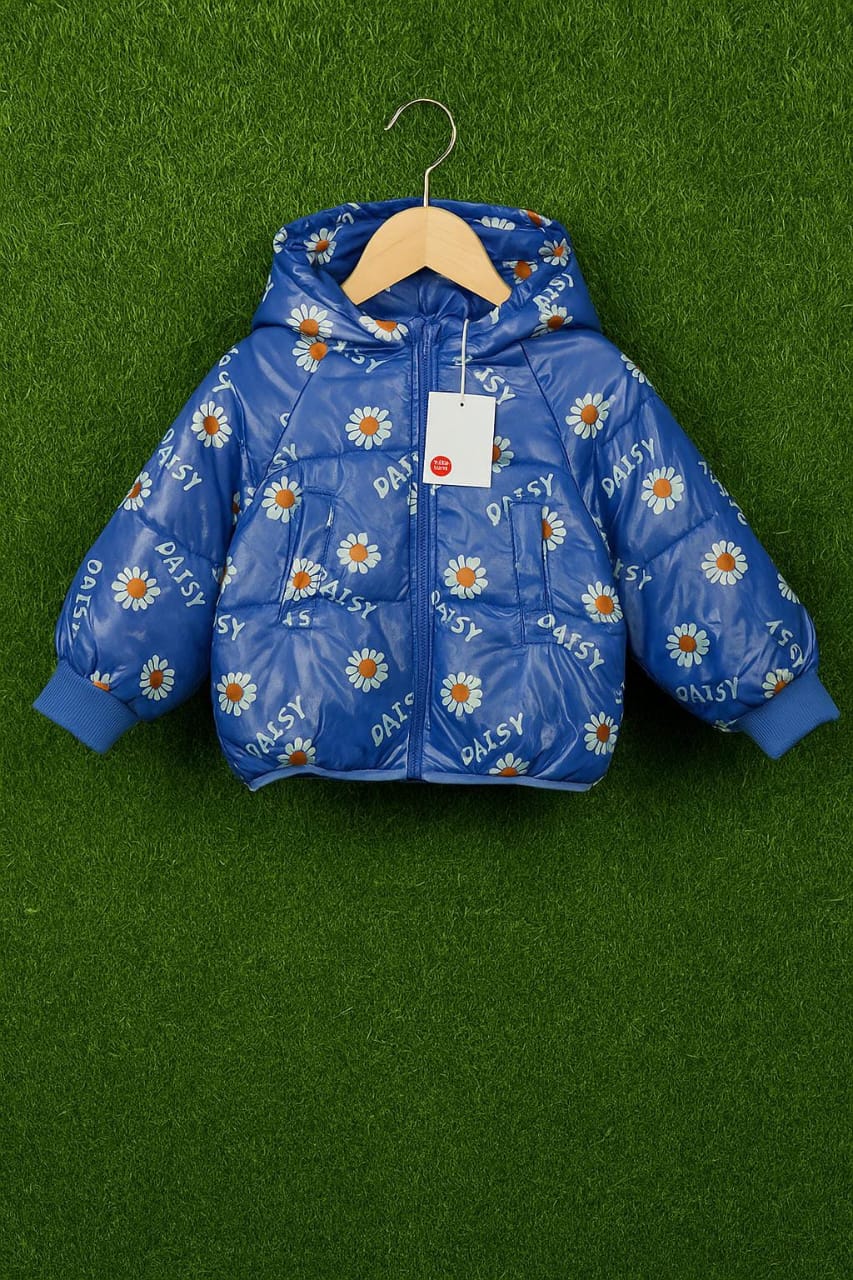 Kids Puffer Jackets - Flowers - KJ02
