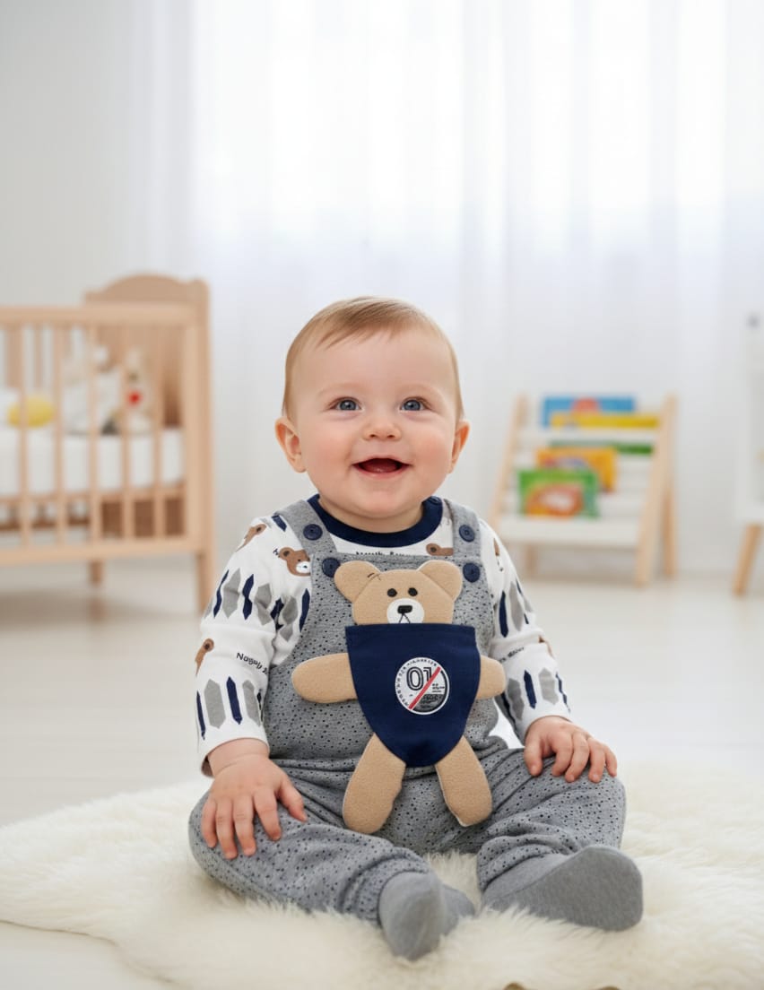 Kids Summer Romper  -  Bear -  KR18