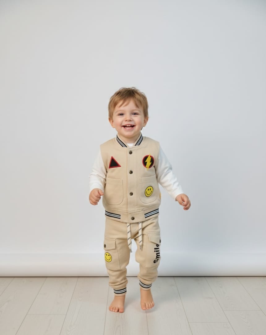 Baby Boy Dress - 3 pcs  -  Super  - BBD31