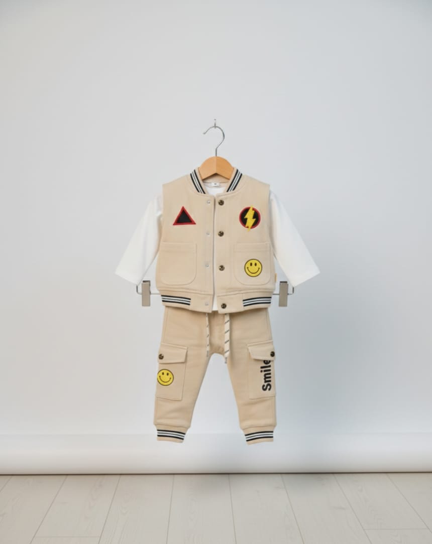 Baby Boy Dress - 3 pcs  -  Super  - BBD31