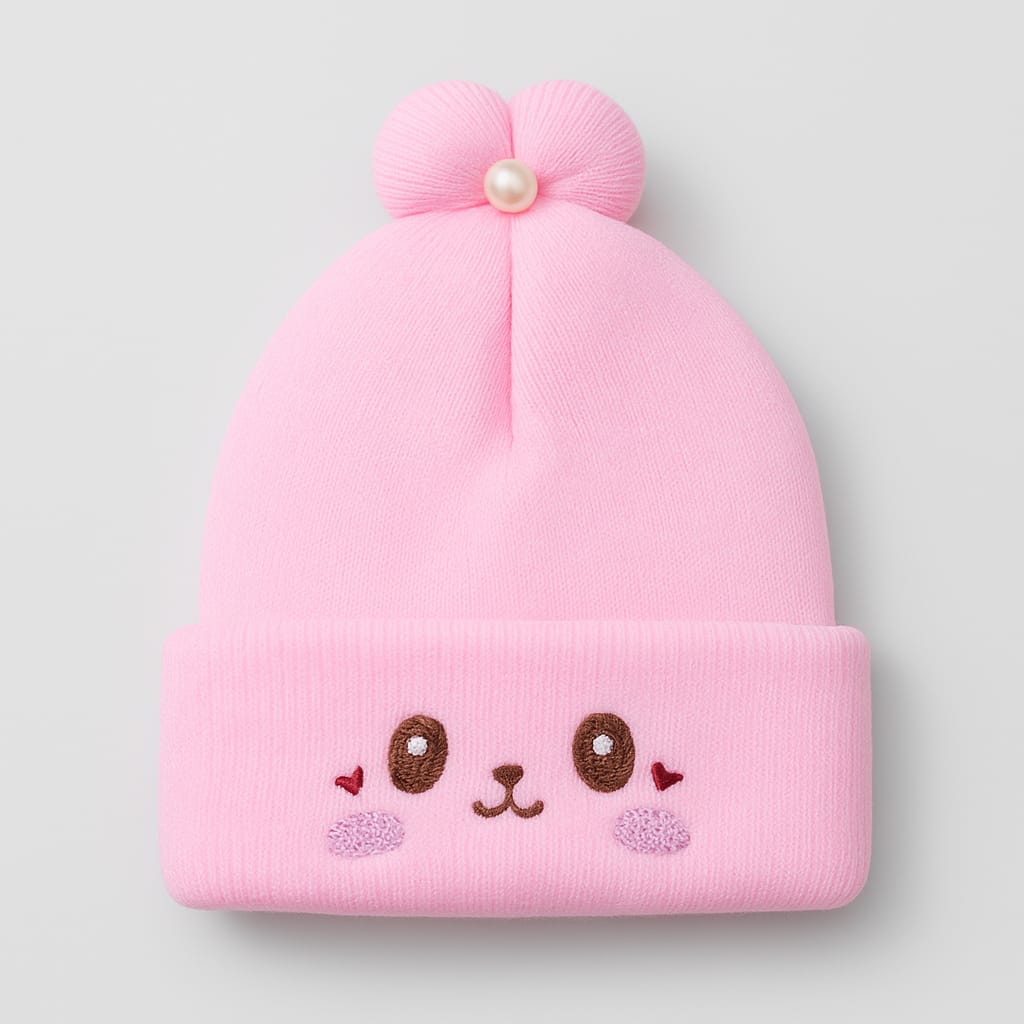 Baby Woolen Caps - Cute - BWC01